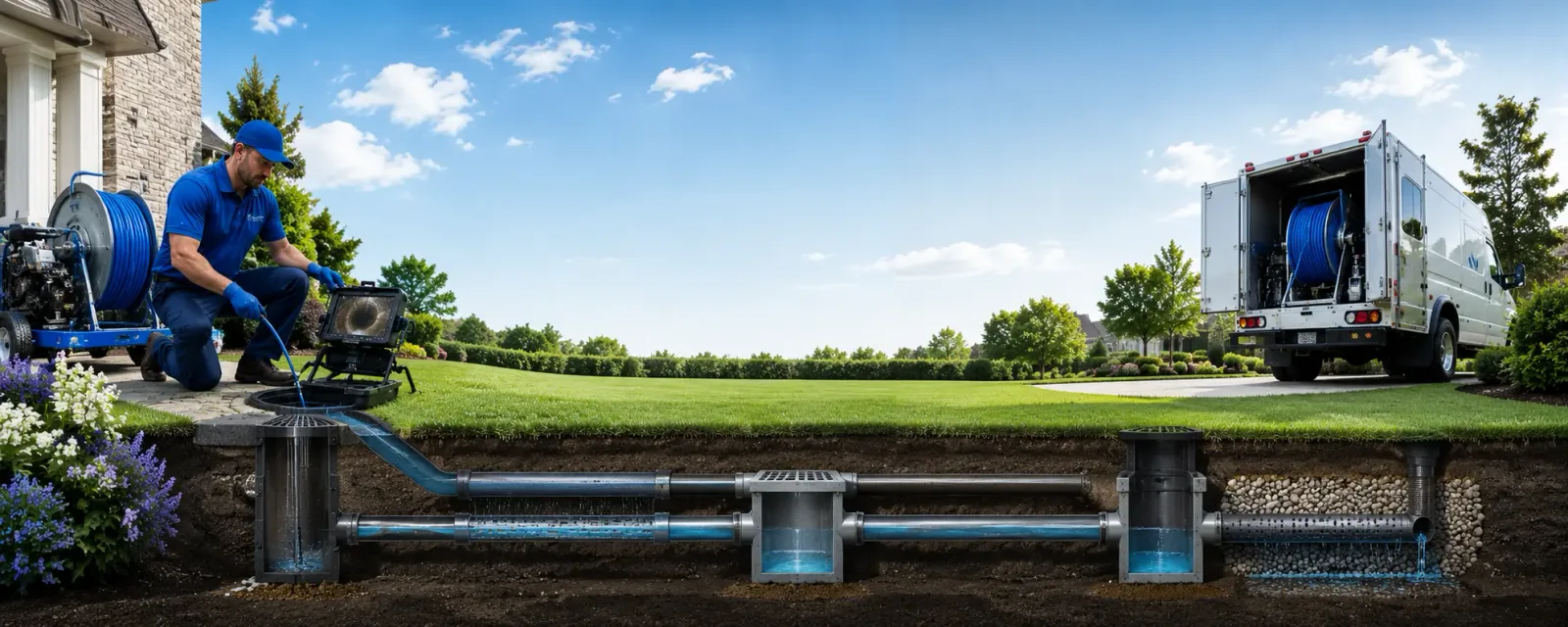 Outdoor drain cleaning information for Wells River, VT